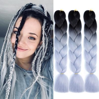 China Best Jumbo Braiding Hair Selling Jumbo Braids Synthetic Hair Extension Synthetic Braiding Hair For African American Black Women for sale