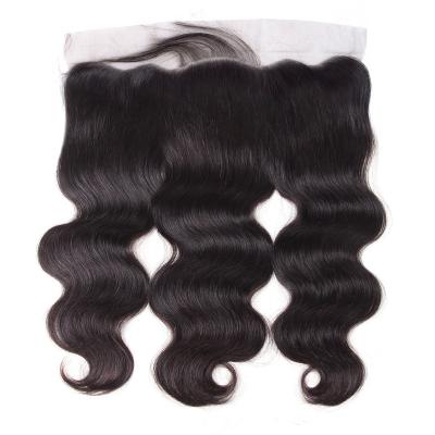 China Hot Sale 13x4 Virgin Human Hair Body Wave Lace Headband With Cuticle Aligned Brazilian Hair HD Lace Frontal Wigs Wigs For Black Women for sale