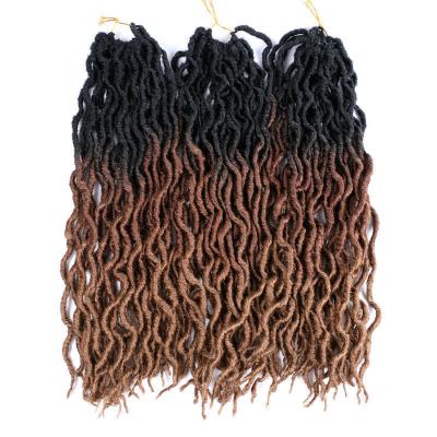 China Wholesale 18inches Synthetic Curly Faux Hair Loose Wave Crochet Loop Hair For Women Full Lace Wig 613 for sale