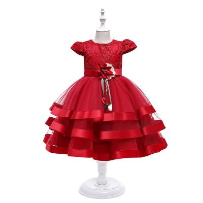 China Anti-wrinkle 3300 China factory wholesale cheap price layer cake fashion birthday dress children formal dress for sale