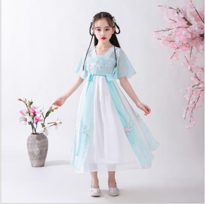 China Wholesale High Quality B18 Bridesmaid Dress Dry Cleaning Long Sleeves Girl Children Daily Wear Elegant Dress for sale