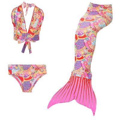 China JP85 Children's Anti-UV Swimsuit Models Princess Baby Girl Mermaid Tails Swimsuit 2 Pieces With High Quality for sale