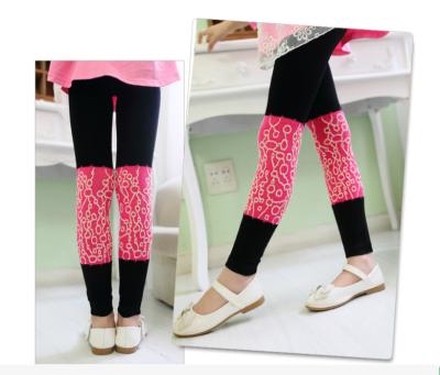 China 666 Baby Kids Casual Children Printing Flower Cotton Leggings Kids Girl Stockings Wholesale for sale