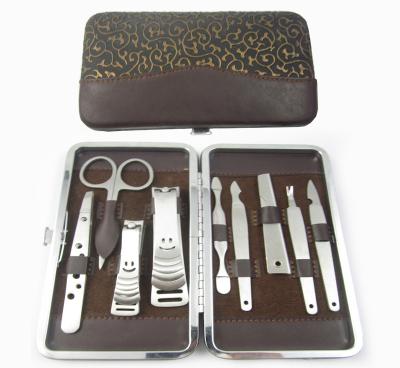 China Manicure and Lady Luxury Stainless Steel Manicure Pedicure Sets and Pedicure Sets for sale