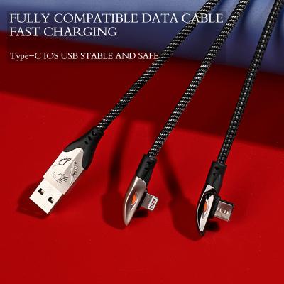 China New Design LED Cable Aluminum Alloy Fast Charging Magnetic Fast Charging Cable for sale