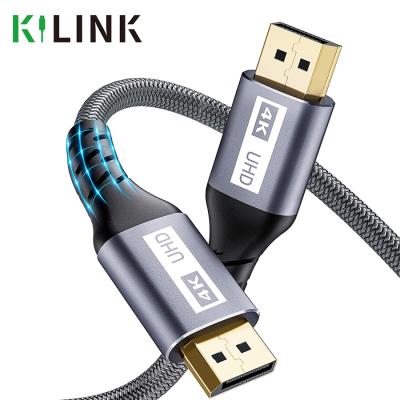 China Video Date Transmission 4k 60hz 2k 144hz Displayport Cable DP 1.4 Cable Male To 8k 4k Displayport Cable DP 1.4 Cord Kabel Wire for sale