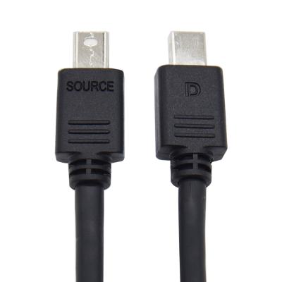 China Video Signal Transmission Mini DisplayPort DP Male To Mini DP Male Mini Cable Support DP 1.2V 4K2K Video Resolution for sale