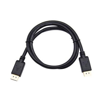 China Video Date Transmission Show Left Male Cable To Male Audio And Video Extension Cable PVC DP Casting Support 4K 60Hz for sale