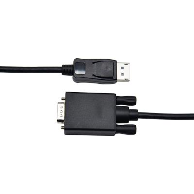 China Video Signal Transmission DP Male To VGA Male Cables For Audio Video Transmission for sale