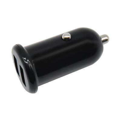 China Metal Car Accessories 12W 24W USB A Port Palladium Car Charger Fast Charging 3.0 Fast Charger for sale