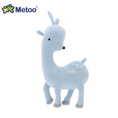 China Beautiful Customized Imitation Gray Blue Tiramitu Plush Toy Deer Doll For Christmas Gifts for sale