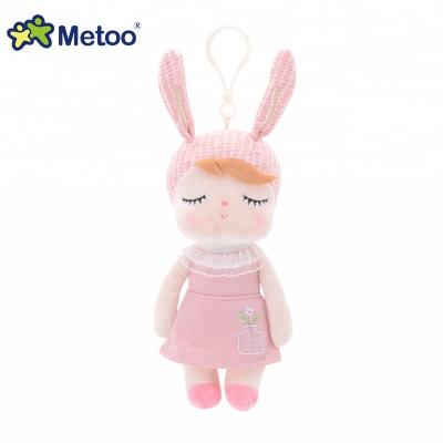 China Brand Mini Angela Plush Doll Keychain from Toy Cute Handmade Cartoon Metoo for sale