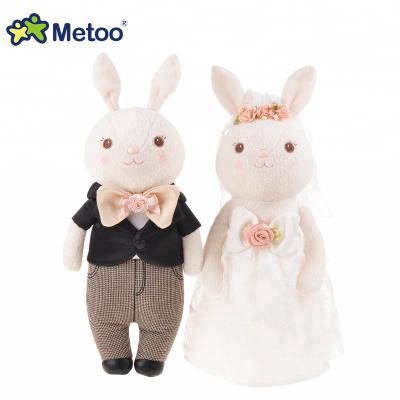 China Cute Plush Bunny Rabbit Toy Metoo Tiramitu Doll in Wedding Dress for Wedding or Valentines Day for sale