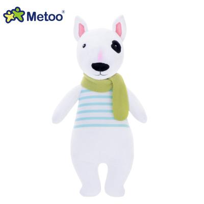 China Original Handsome Dog Toy Stuffed Bull Terrier Plush Toy With Scarf Meoo Plush Toy for sale