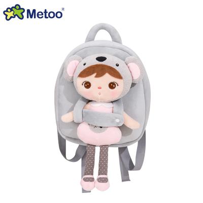 China Custom 1+ Plush Backpack Imitation Plush Backpack with Removable Imitation Jibao Doll for sale