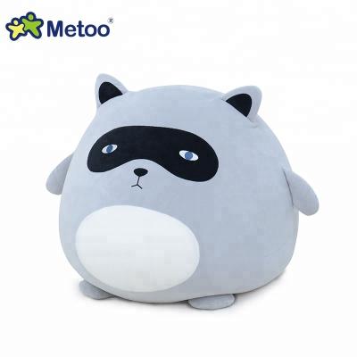 China Original Imitation Sitting Or Lying Directly For Sale Aminal Soft Plush Toy Sofa Cushon In Raccoon Shape With Removable Cover for sale