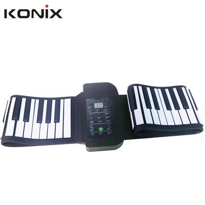 China With Built-in Speaker USB Electronic Keyboard With Built-in Li-ion Battery Digital Piano Roll Up Piano for sale