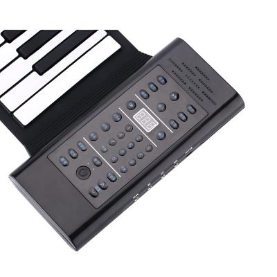 China Support microphone and keyboard 88keys flexible audio input piano roll up flexible piano piano for sale