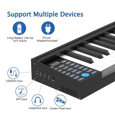 China Professional Digital PH61 Electronic Piano Keyboard 61 Keys Midi Keyboard Touch Response for sale