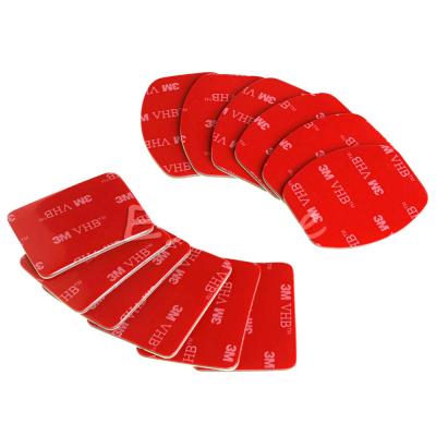 China Wholesale High Quality Mini Flexible 6 In 1 Kit 3M 3pcs Flat 3pcs Curved Helmet Mount Adhesive Pads For Gopros HD Heroes 1 2 3 3+ 4 5 6 for sale