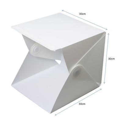 China Acrylic + PVC Folding Soft Mini Photograph USB LED Light Box Photo Studio 30cm for sale