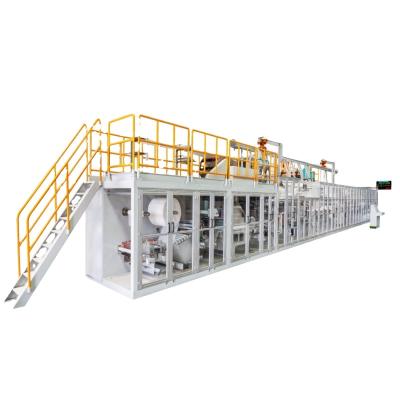 China Cheap Hotels Factory Price Making Production Line Full Servo Under Pad Machine for sale