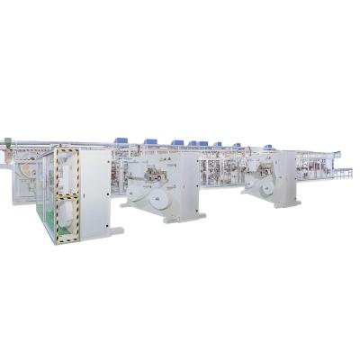 China New Factory Sale Customization Disposable Baby Production Line Diaper Making Machine Small Scale for sale