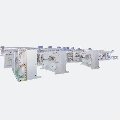 China High Speed ​​Servo Hotels Baby Diaper Making Machine Full for sale