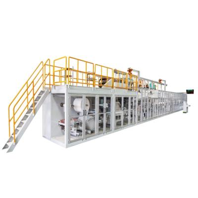 China 2022 Indian Popular Hotel Women Sanitary Napkin Production Line for sale