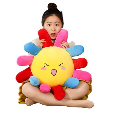 China Cute Plant Decoration Plant Cushion Plush Stuffed Flower Cushion Office Nap Rests Sofa Toy Pillow for sale