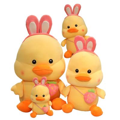 China Big Duck Decoration Yellow Duck Plush Animal Baby Toy For Kids for sale