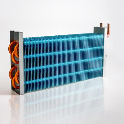 China Refrigeration Parts Aluminum 3/8 Inch Copper Tube Fin Evaporator Coil Air Heat Exchanger Refrigeration for sale