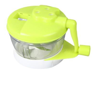 China Amazon Hot Sale Multifunctional Vegetable Stocked Chopper Crank Crusher Shredding Cheese Manual Grater for sale