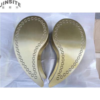 China Traditional Decorative Brass Antique Copper Gold Polish Door Handle For Wooden Door for sale