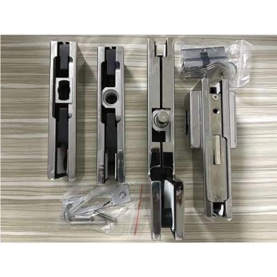 China Good Quality Modern Glass Lock Patch Fitting Frameless Door Hardware for sale