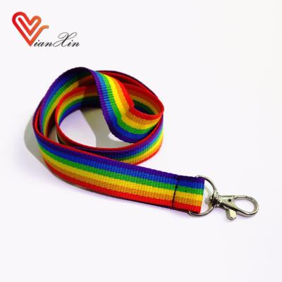 China Promotional gift polyester lanyard with lobster clasp lianxin/OEM/ODM gift factory for sale