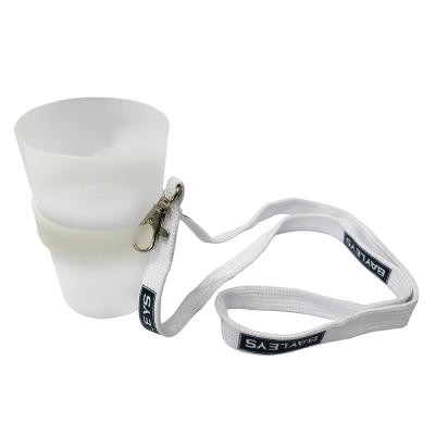 China Promotional Cheap Polyester Printed Tubular Water Bottle Holder Water Bottle Holder Lanyard Neck Strap Customized for sale