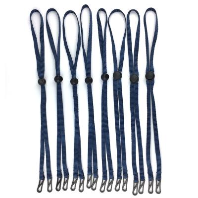 Chine RTS Navy Blue Nylon Lanyard Adjustable Facemask Strap Running Facemask Strap à vendre