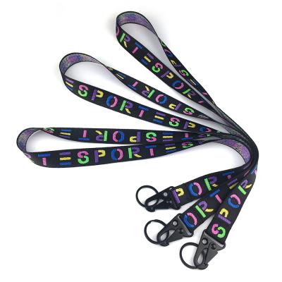 China Polyester Nylon Custom Woven Hand Wrist Logo Woven Hand Wrist Straps Main Chain Short Strap zu verkaufen