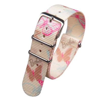 China High Quality Fabric Custom Printed Nylon NATO Watch Strap Band For Fitbit Smart Watch Samsung 18 20 22 24mm for sale