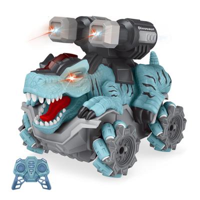 China RC Hobby Toys 2.4G 4 Wheel RC Dinosaur Remote Control New Monster Drift Rock Climbing Offroad R/C Stunt Turned Dance Car For Kid for sale