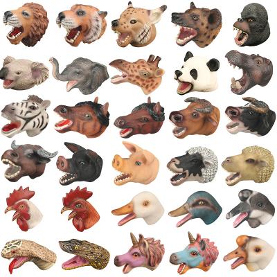 China New Plastic Other Toys Farm Animals Hand Puppet Model Soft Rubber Realistic Soft Rubber Kids Role Play Toy Support Custom For Sale for sale