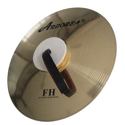 China 16 Inch Drum Cymbals Durable Cheap Marching Percussion Instrument for sale