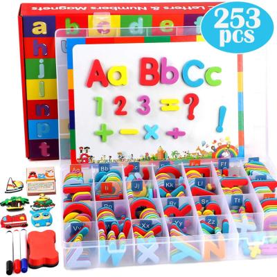 China Form business promotion magnetic alphabet letters and numbers with plastic magnetic letters for sale