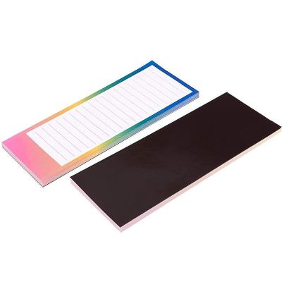 China Loose Leaf Promotional Gifts Printed Magnet Planner Fridge Magnetic Notepad for sale