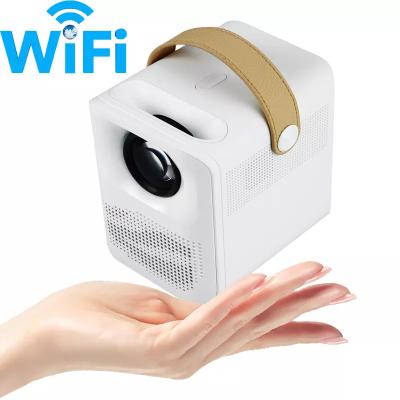 China Pico Mini Wireless Projector DLP 1080p Smart Android TV Wifi Projector 4k For Home Theater / Outdoor for sale