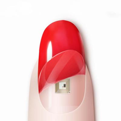 China 1 Nail Smart Chip Wearable Equipment Work With Android And IOS Liquid Free Glue for sale