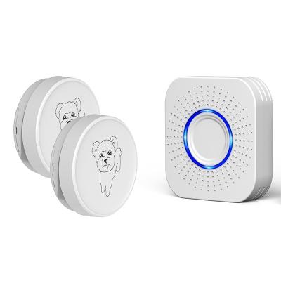 China Modern Design IP65 Private Waterproof Pet Wireless Doorbell Chime for sale