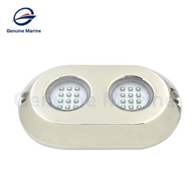 China 12v Waterproof and Shockproof Flush Mount LED Marine Underwater Light Stainless Steel Boat Waterproof Under Water Lamp for sale