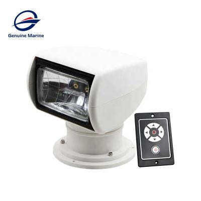 China Simple and Modern 12V 100W Marine Waterproof Outdoor Mount Turn Boat Boat Finder Light with Controller Panel For Boat Yacht for sale